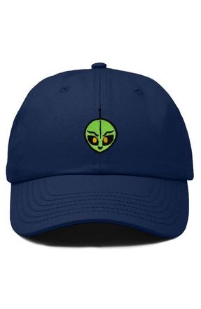 Dalix Duder Alien Dad Cap in Navy Blue at Nordstrom
