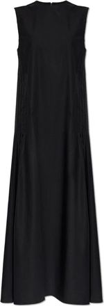 STUDIO NICHOLSON Laie Dress - Dames - Maxi kleedjes - Zwart - S - Katoen - Kleedjes