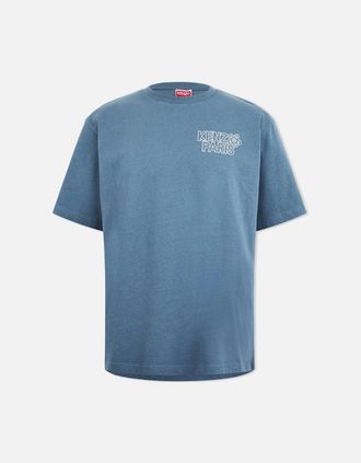 Kenzo Mens Mens Light Blue Kenzo Constellation Embellished T-Shirt - Size: 38