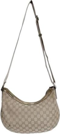 Gucci Pre-owned Borsa a Spalla GG Plus - - Pre-owned - Donna - Beige - ONE SIZE