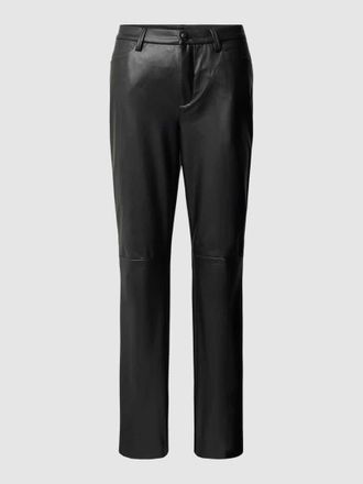 M.A.C Hose in Leder-Optik Modell AIDA KICK in Black, Gr&ouml;&szlig;e 42