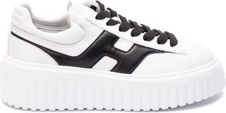 スニーカー HOGAN H681 Sneakers - Hogan - Leather - White H-Stripes leather sneakers in white - Hogan | Mytheresa