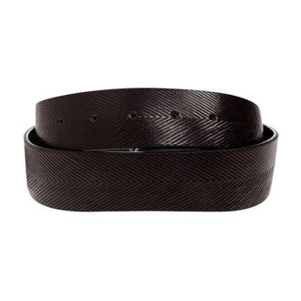 Max Mara Angizia Leren Riem - Dames - Riemen - Bruin - M - Leer - Accessoires