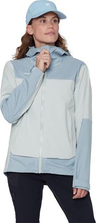 Mammut Ducan Guide Hs Hooded Jacket - Womens in Silver Sage/nebla at Nordstrom, Size X-Large
