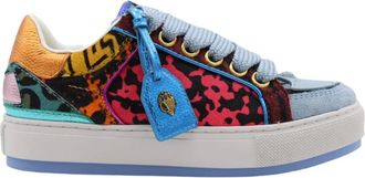 Kurt Geiger Schoenen, Dames, Veelkleurig, 36 EU, Stijlvolle Sneaker met Molentje Details