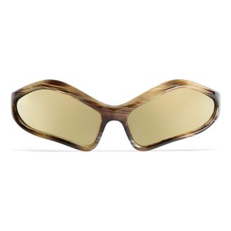 Balenciaga (WMNS) Balenciaga Fennec Oval Sunglasses Bronze 768054T00072681
