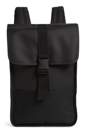 Rains Mini Waterproof Backpack in Black at Nordstrom