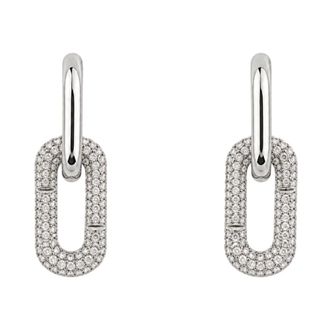 Marc Jacobs Orecchini pendenti Pop J Marc Pave - - Accessories - Donna - Grigio - ONE SIZE