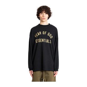 Fear of God Camiseta negra de manga larga - Tops - Hombre - Negro - XS