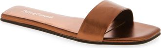 Jeffrey Campbell Vellum Slide Sandal in Bronze at Nordstrom, Size 11