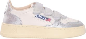 Autry Kidstripes Low Kid Bic/Four Wht/Argento