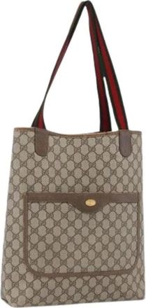 Gucci Pre-owned Tote Bags, female, Beige, Size: ONE SIZE Pre-owned Vintage Tote Bag