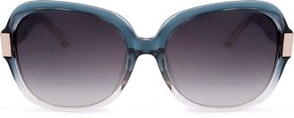 Linda Farrow MATTHEW WILLIAMSON MW35 C1 Womens Sunglasses Blue Size 60