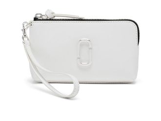 Marc Jacobs The Snapshot Dtm Wristlet Womens Handbags White, Leather