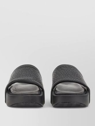 Yohji Yamamoto slide sandal open toe textured sole