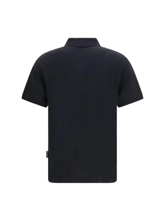 Palm Angels Embroidered Logo Cotton Polo - Black