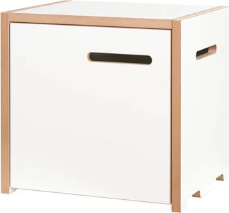 Tojo M&ouml;bel halbstark Regalsystem, Grundmodul mit T&uuml;r links, weiss