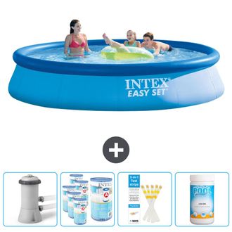 Intex Piscina Easy Set Redonda - 396x84 Cm - 7-piezas Scb85