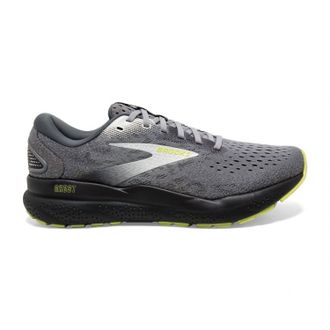 Brooks Mens Ghost 16 Running Shoes In Primer/grey/lime