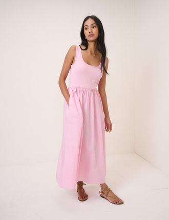 Nobody's Child Pink Colorado Midi Dress