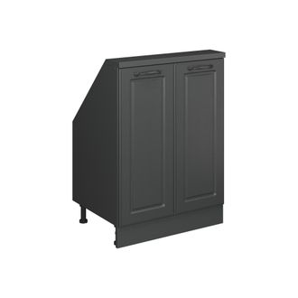 Vicco Armario De Cocina Para Techo Inclinado R-line, Antracita Casa De Campo/antracita, 60 Cm Con 2 Puertas, Vicco