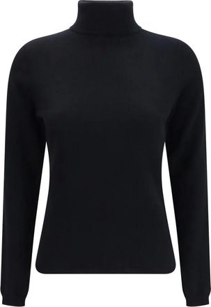 Allude Maglione Girocollo in Cashmere - - Knitwear - Donna - Nero - M