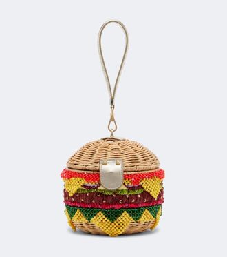 Judith Leiber Cheeseburger Deluxe embellished clutch