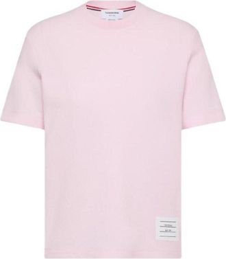 Thom Browne (WMNS) THOM BROWNE Short Sleeve T-Shirt Pink FJS207A-00050-680