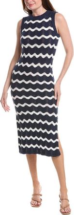 Isla Freya Wave Pointelle Stripe Dress