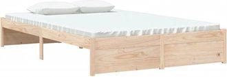vidaXL Estructura de cama sin colchón madera maciza 120x200 cm Vidaxl