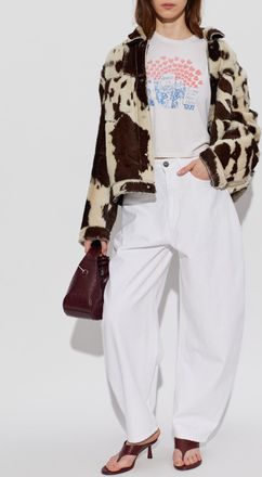 Re/Done T-shirt With Print, Womens, White