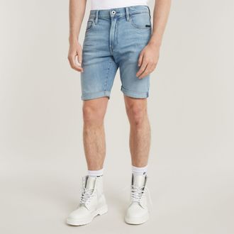 G-Star 3301 Slim Short - Midden blauw - Heren