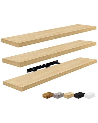 Sorbus Set Of 3 Extra-Large Floating Shelves