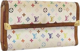 Louis Vuitton Pre-owned Vintage Long Wallet - Dames - Vintage Accessoires - Veelkleurig - ONE Size - Leer - Vintage