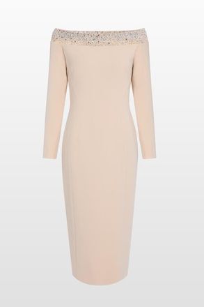Jenny Packham Calypso Dress in Moonstone at Nordstrom, Size 10 Uk