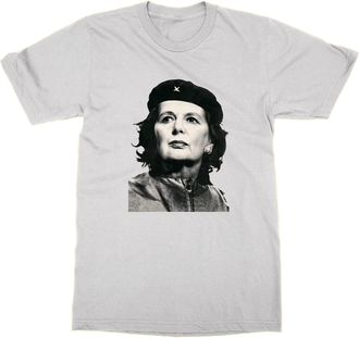 Generic Margaret Thatcher Che Guevara T-Shirt (White, XXL)