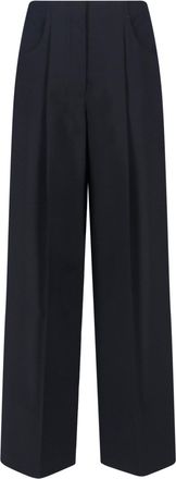 Fendi Pantaloni In Lana E Mohair