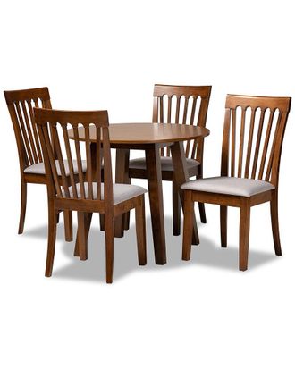 Baxton Studio Lida 5Pc Dining Set