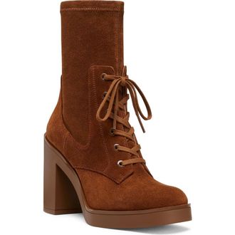 Stuart Weitzman Everitt 80 Bootie in Coffee Tonal at Nordstrom Rack, Size 11.5