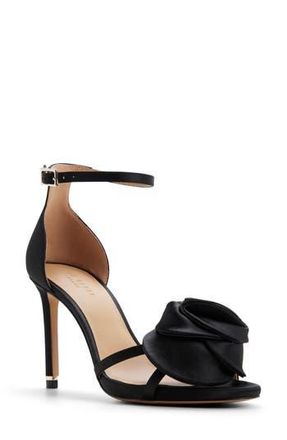 Ted Baker Alia Rose Ankle Strap Sandal in Black at Nordstrom Rack, Size 7.5