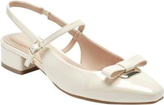 Bandolino Adana Slingback Pump in Ivory at Nordstrom, Size 6.5
