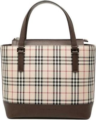 Burberry Borsa a mano in tela Pre-owned - - Pre-owned - Donna - Beige - ONE SIZE