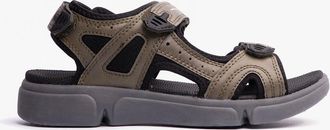 Hush Puppies Mens Hush Puppies CASTRO Mens Sandals Khaki - Green - Size: 11