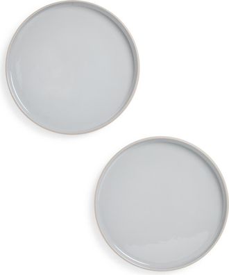 Aaron Probyn Set of 2 Colombo Dinner Plates in Grey at Nordstrom