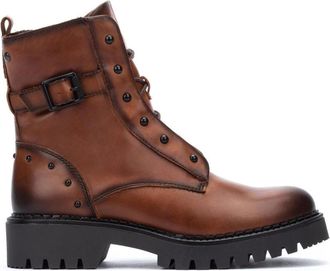 Pikolinos Aviles Dameslaars - Klassieke Stijl - Dames - Veterlaarzen - Bruin - 36 EU - Leer - Schoenen