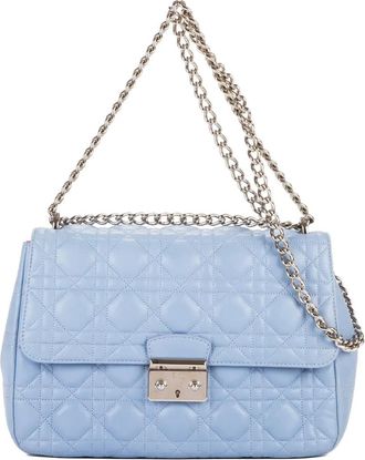 Dior Borsa a spalla Miss Dior con catena - Blu