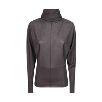 SOEUR Soeur, Truien & Vesten, Dames, Bruin, 2Xs, Lindsay Roll Neck Sweater