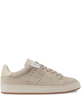 Hogan suede lace-up sneakers - Neutrals