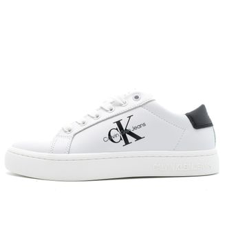 Calvin Klein Jeans Ck Jeans Klassieke Cupsole Kanten Sneakers