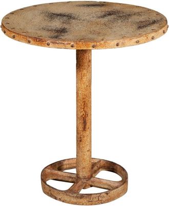 Biscottini International Mesa De Forja Mesa Redonda De Exterior 61x67x61 Cm Mesa De Jard&iacute;n Mesa De Exterior E Interior Muebles De Jard&iacute;n De Hierro